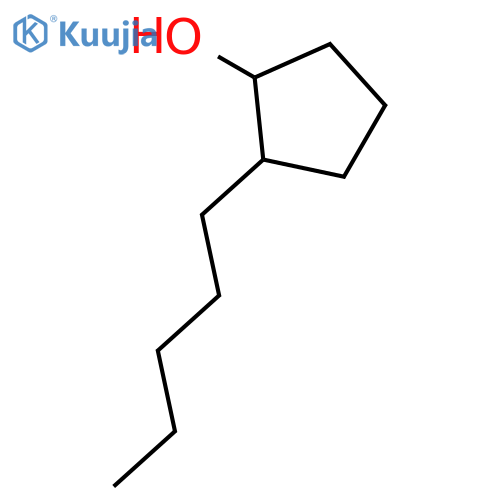 n-Amylcyclopentanol structure