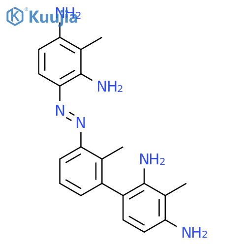 4,4'-[[2(or 4)-methyl-1,3-phenylene]azo]bis[2(or 6)-methylbenzene-1,3-diamine] structure