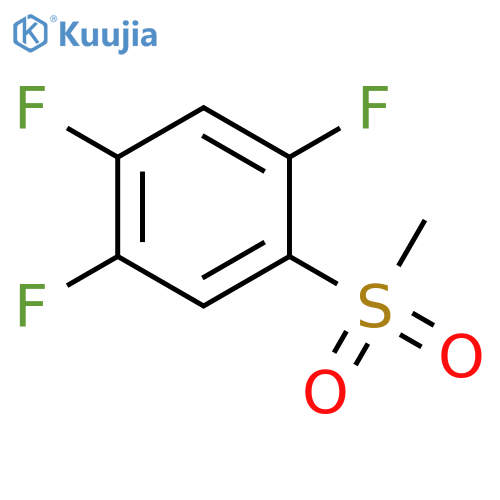 1,2,4-Trifluoro-5-(methylsulfonyl)benzene structure