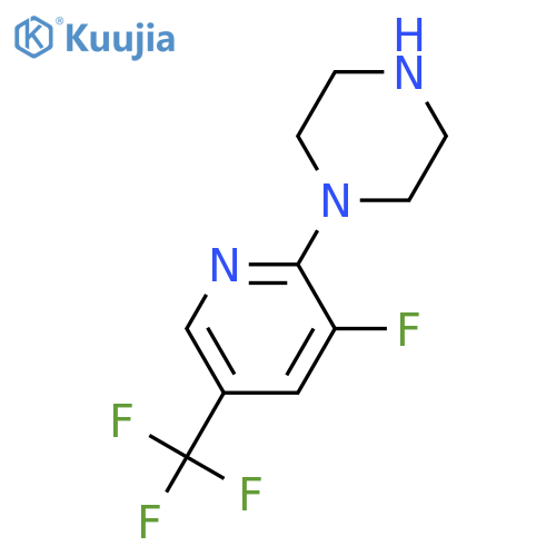 1-(3-Fluoro-5-trifluoromethylpyridin-2-yl)piperazine structure