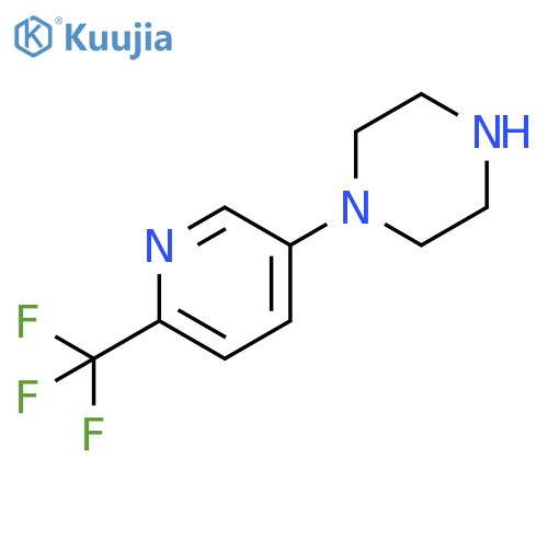 1-6-(trifluoromethyl)pyridin-3-ylpiperazine structure