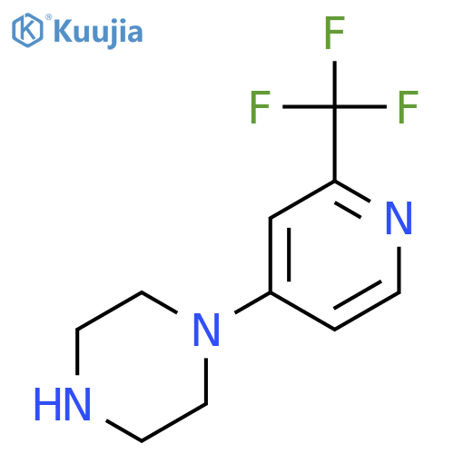 1-[2-(trifluoromethyl)-4-pyridinyl]-Piperazine structure