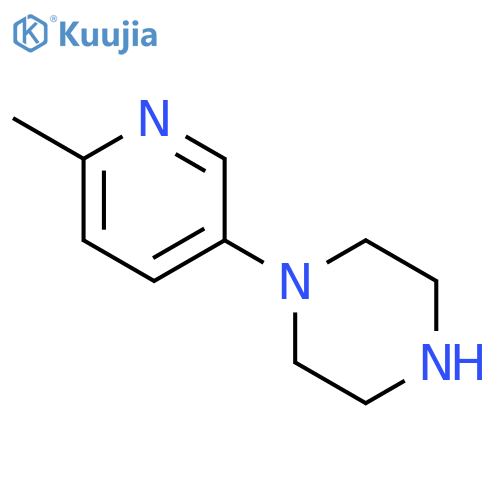 1-(6-methylpyridin-3-yl)piperazine structure