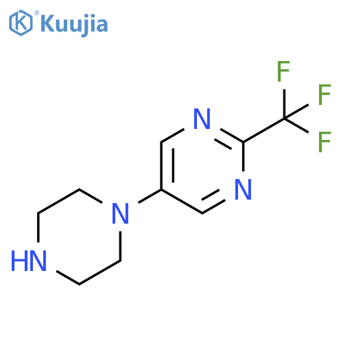 5-(1-piperazinyl)-2-(trifluoromethyl)-Pyrimidine structure