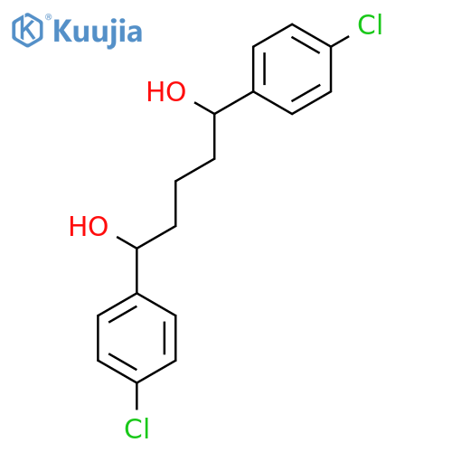 1,5-Pentanediol, 1,5-bis(4-chlorophenyl)- structure