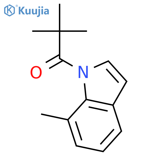 1H-INDOLE, 1-(2,2-DIMETHYL-1-OXOPROPYL)-7-METHYL- structure