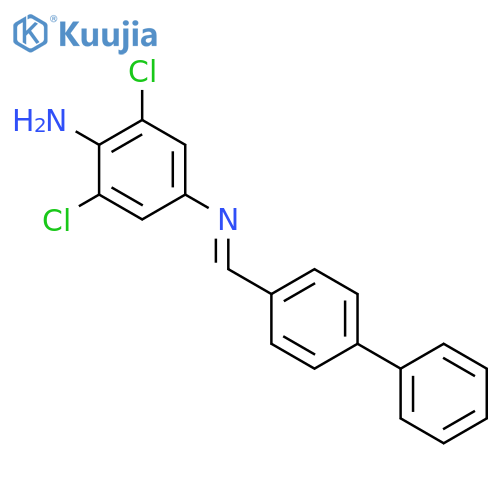 1,4-Benzenediamine, N4-([1,1'-biphenyl]-4-ylmethylene)-2,6-dichloro- structure