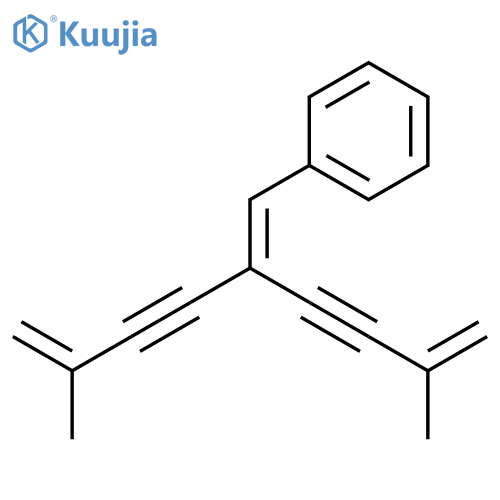 BENZENE, [5-METHYL-2-(3-METHYL-3-BUTEN-1-YNYL)-1,5-HEXADIEN-3-YNYL]- structure