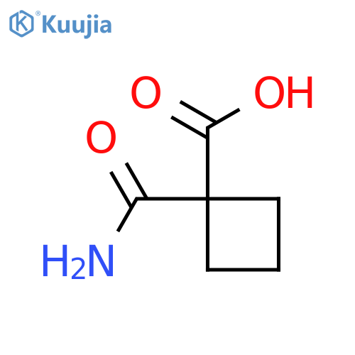 1-carbamoylcyclobutane-1-carboxylic acid structure
