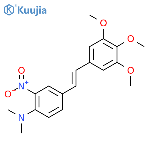 Benzenamine,N,N-dimethyl-2-nitro-4-[(1Z)-2-(3,4,5-trimethoxyphenyl)ethenyl]- structure