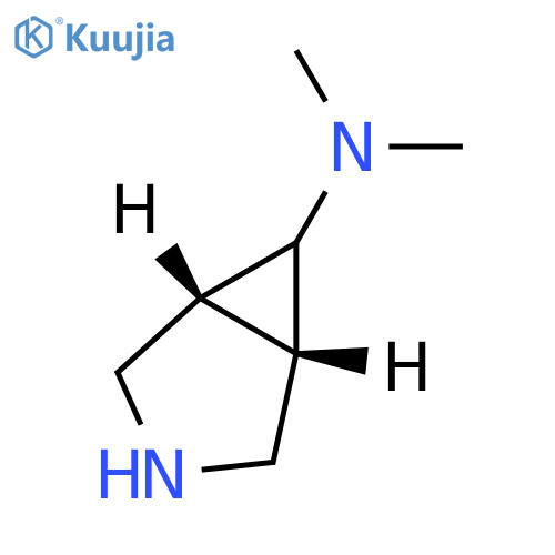 exo-N,N-Dimethyl-3-azabicyclo[3.1.0]hexan-6-amine structure
