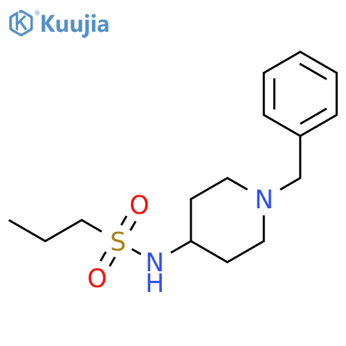 1-PROPANESULFONAMIDE, N-[1-(PHENYLMETHYL)-4-PIPERIDINYL]- structure