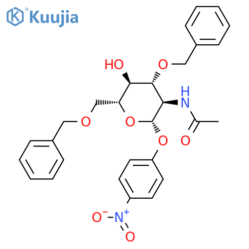 p-Nitrophenyl 2-Acetamido-2-deoxy-3,6-di-O-benzoyl-b-D-glucopyranoside structure