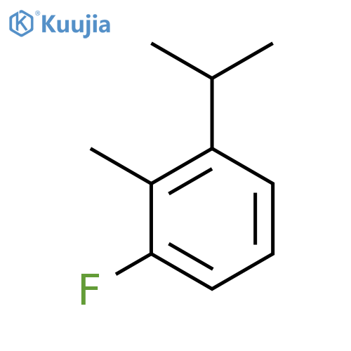 BENZENE, 1-FLUORO-2-METHYL-3-(1-METHYLETHYL)- structure