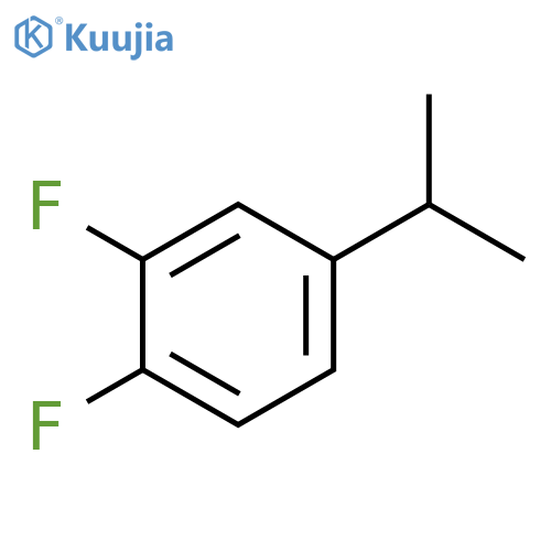 BENZENE, 1,2-DIFLUORO-4-(1-METHYLETHYL)- structure