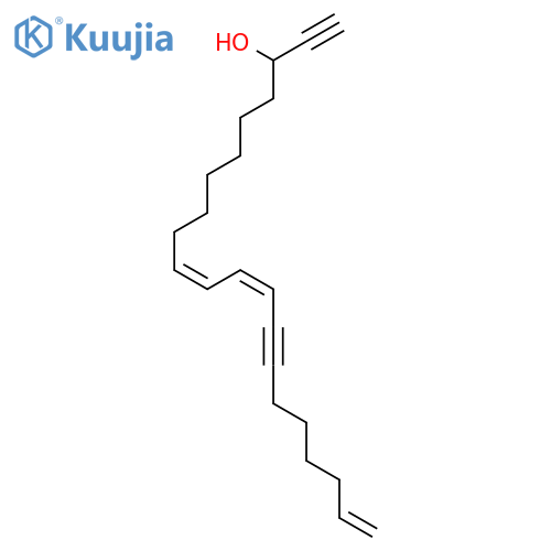 10,12,20-HENEICOSATRIENE-1,14-DIYN-3-OL, (10Z,12Z)-(-)- structure