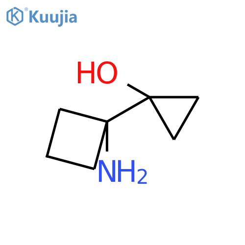 Cyclopropanol, 1-(1-aminocyclobutyl)- structure