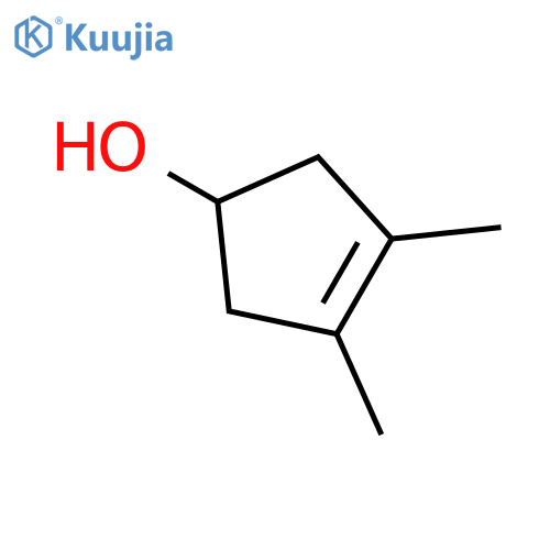 3-Cyclopenten-1-ol, 3,4-dimethyl- structure