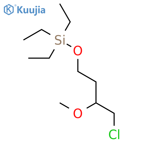 SILANE, (4-CHLORO-3-METHOXYBUTOXY)TRIETHYL- structure
