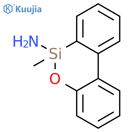 6H-DIBENZ[C,E][1,2]OXASILIN-6-AMINE, 6-METHYL- structure