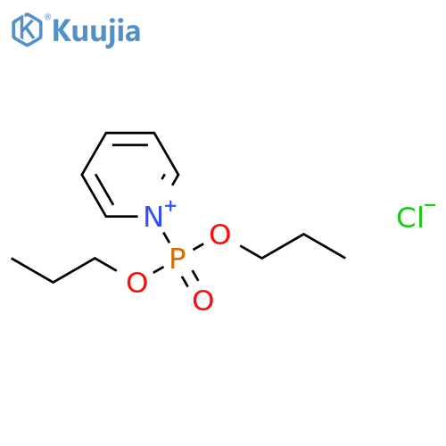 PYRIDINIUM, 1-(DIPROPOXYPHOSPHINYL)-, CHLORIDE structure