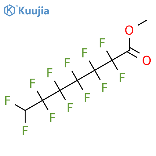 Heptanoicacid, 2,2,3,3,4,4,5,5,6,6,7,7-dodecafluoro-, methyl ester structure