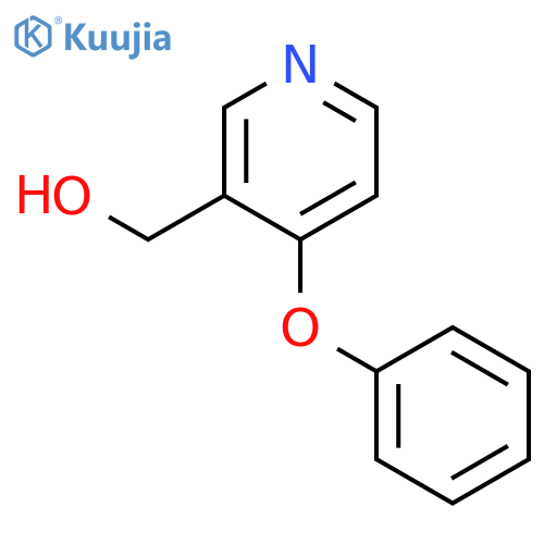 (4-phenoxypyridin-3-yl)methanol structure