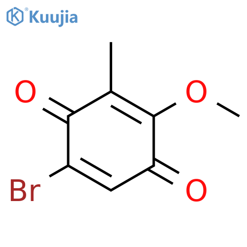 2,5-Cyclohexadiene-1,4-dione, 5-bromo-2-methoxy-3-methyl- structure