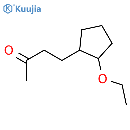 2-Butanone, 4-(2-ethoxycyclopentyl)- structure