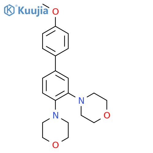 MORPHOLINE, 4,4'-(4'-METHOXY[1,1'-BIPHENYL]-3,4-DIYL)BIS- structure
