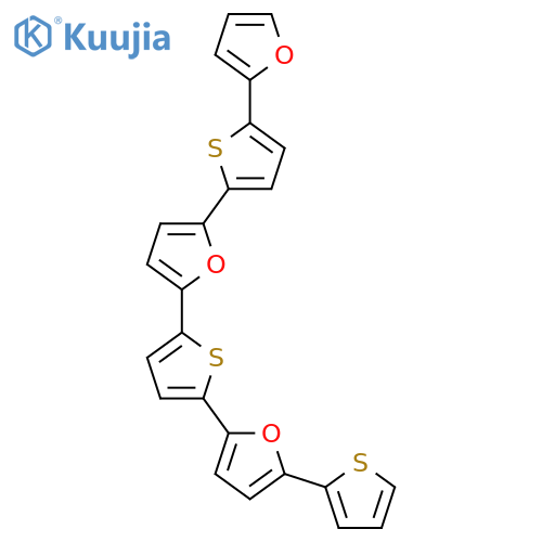 Furan, 2-[5-(2-furanyl)-2-thienyl]-5-[5-[5-(2-thienyl)-2-furanyl]-2-thienyl]- structure