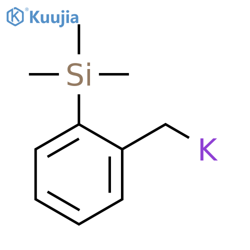 POTASSIUM, [[2-(TRIMETHYLSILYL)PHENYL]METHYL]- structure