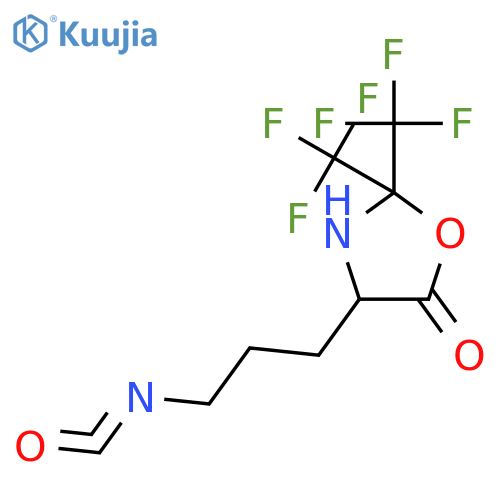 5-OXAZOLIDINONE, 4-(3-ISOCYANATOPROPYL)-2,2-BIS(TRIFLUOROMETHYL)- structure