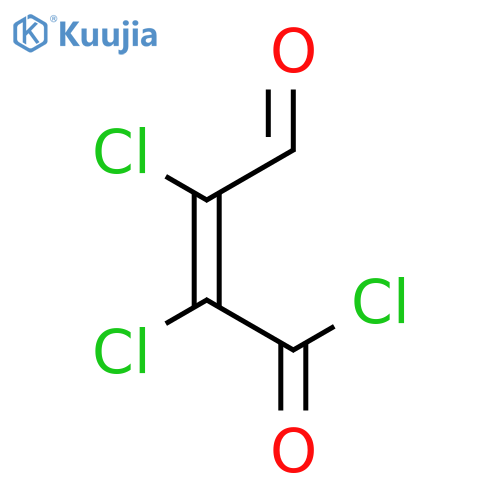 2-BUTENOYL CHLORIDE, 2,3-DICHLORO-4-OXO-, (Z)- structure
