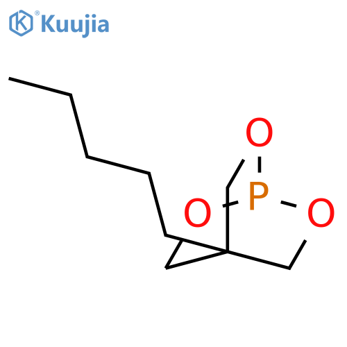 2,6,7-TRIOXA-1-PHOSPHABICYCLO[2.2.2]OCTANE, 4-PENTYL- structure