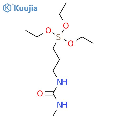 Urea, N-methyl-N'-[3-(triethoxysilyl)propyl]- structure