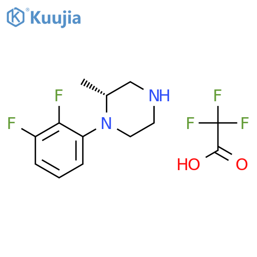 Piperazine, 1-(2,3-difluorophenyl)-2-methyl-, (2R)-, trifluoroacetate structure