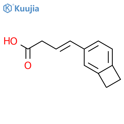 4-(Bicyclo[4.2.0]octa-1,3,5-trien-3-yl)but-3-enoic acid structure