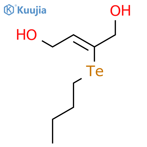 2-BUTENE-1,4-DIOL, 2-(BUTYLTELLURO)-, (2Z)- structure