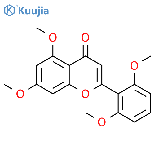 4H-1-Benzopyran-4-one, 2-(2,6-dimethoxyphenyl)-5,7-dimethoxy- structure