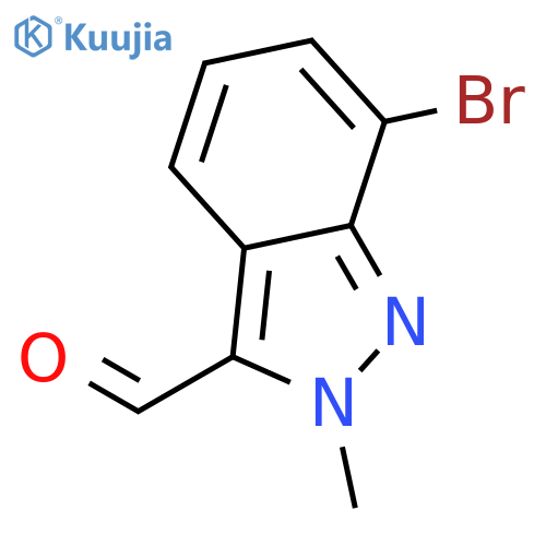 7-Bromo-2-methyl-2H-indazole-3-carbaldehyde structure