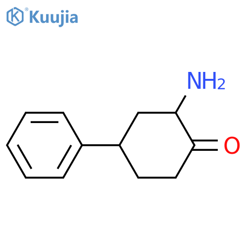 2-amino-4-phenylcyclohexan-1-one structure
