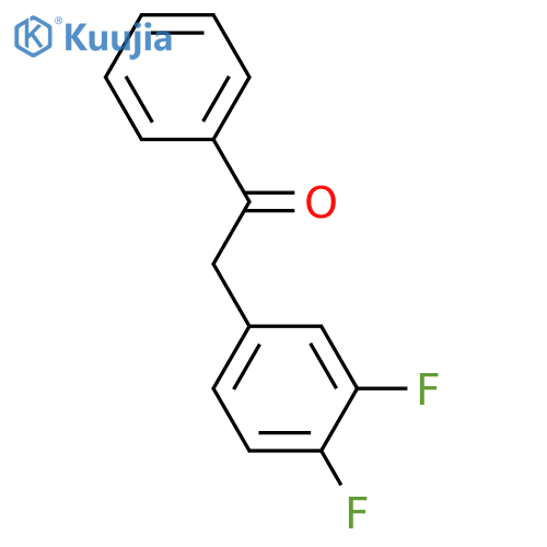 2-(3,4-Difluorophenyl)-1-phenylethanone structure