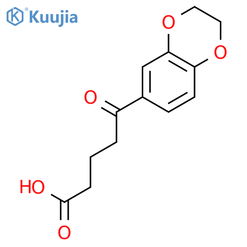 5-(3,4-Ethylenedioxy)phenyl-5-oxovaleric Acid structure