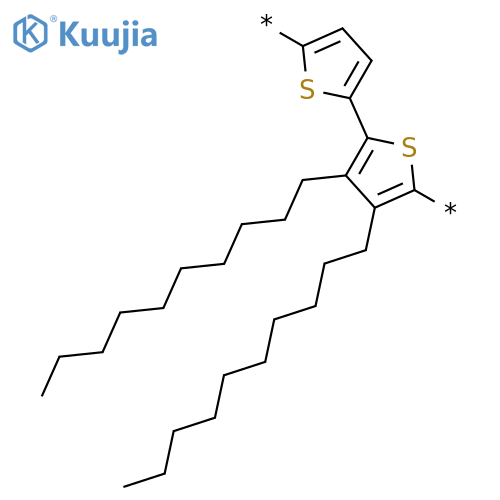 Poly(3,4-didecyl[2,2'-bithiophene]-5,5'-diyl) structure