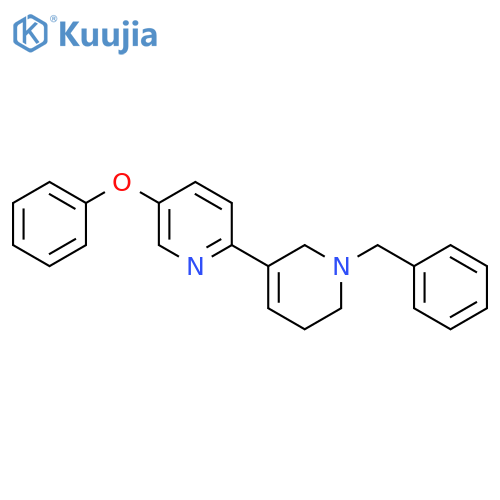 2,3'-Bipyridine, 1',2',5',6'-tetrahydro-5-phenoxy-1'-(phenylmethyl)- structure