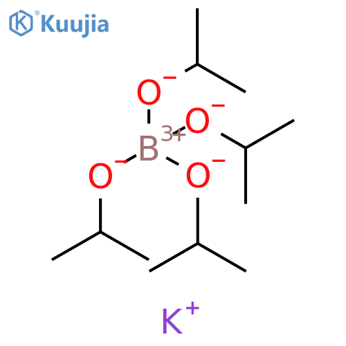 Borate(1-), tetrakis(2-propanolato)-, potassium (9CI) structure