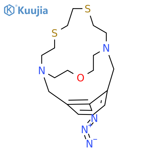 20-OXA-4,7-DITHIA-1,10-DIAZATRICYCLO[8.7.5.112,16]TRICOSA-12,14,16(23)-TRIENE, 23-AZIDO- structure