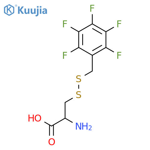 L-Alanine, 3-[[(pentafluorophenyl)methyl]dithio]- structure