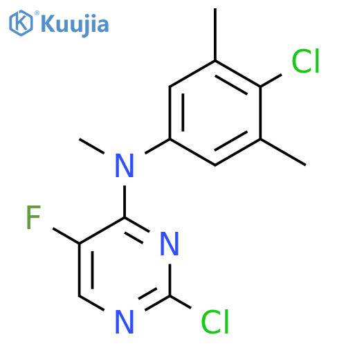 4-Pyrimidinamine,2-chloro-N-(4-chloro-3,5-dimethylphenyl)-5-fluoro-N-methyl- structure